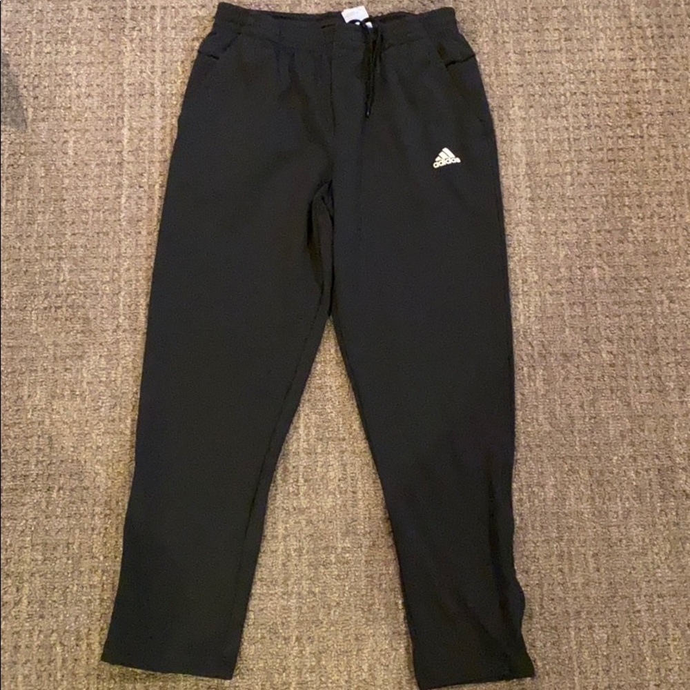 Black Adidas sports sweatpants